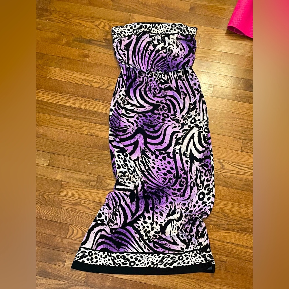 Strapless tube dress